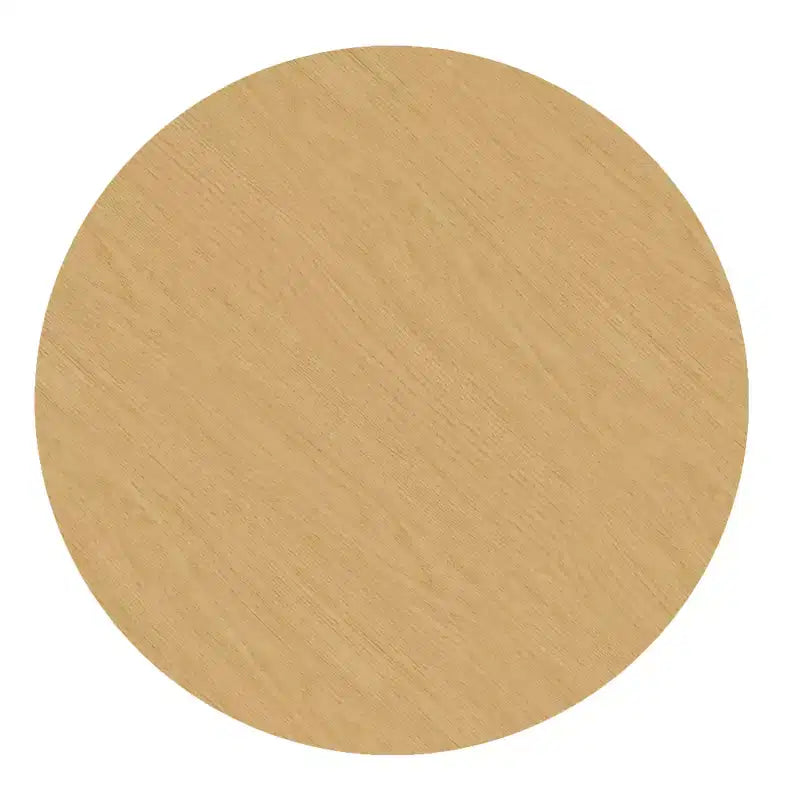 46 Chic Round Dining Table with Sturdy Pedestal for 4 People