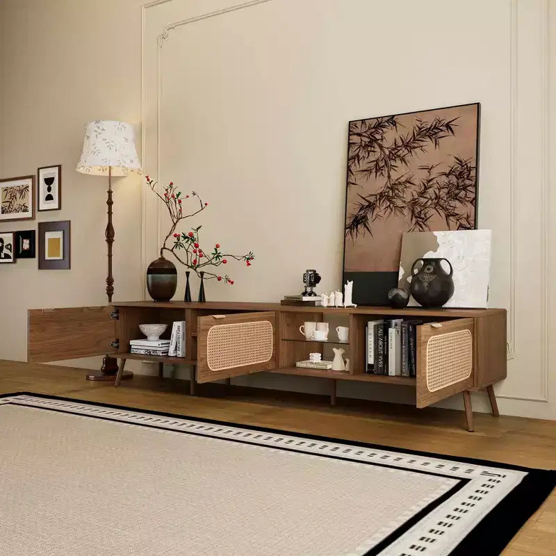 78" TV Console with Hidden Storage & Open Shelf – for TVs up to 85"