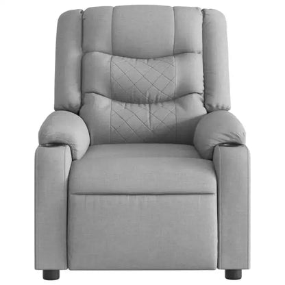 Manual Push-Back Massage Recliner Chair – 6-Point Vibration, Dual Cup Holders