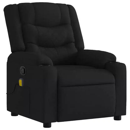 Manual Push-Back Massage Recliner Chair – 6-Point Vibration, Dual Cup Holders