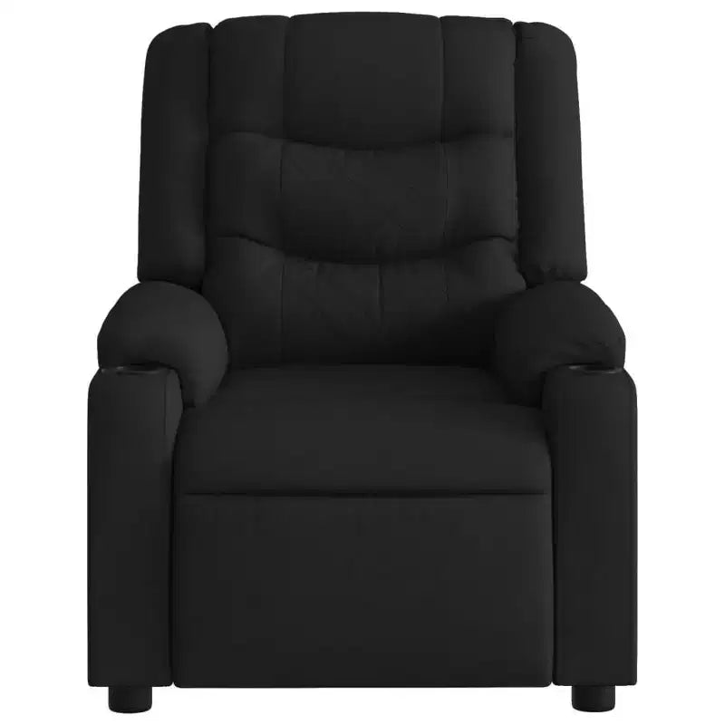 Manual Push-Back Massage Recliner Chair – 6-Point Vibration, Dual Cup Holders