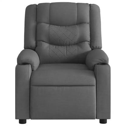 Manual Push-Back Massage Recliner Chair – 6-Point Vibration, Dual Cup Holders
