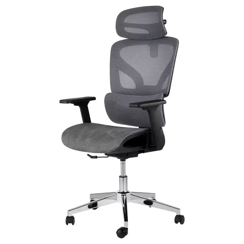 Ergonomic Mesh Office Chair with High Back Support, 3D Adjustable Armrests, Smooth Wheels,Breathable Desk Computer Chair for Long Hours of Work,Study
